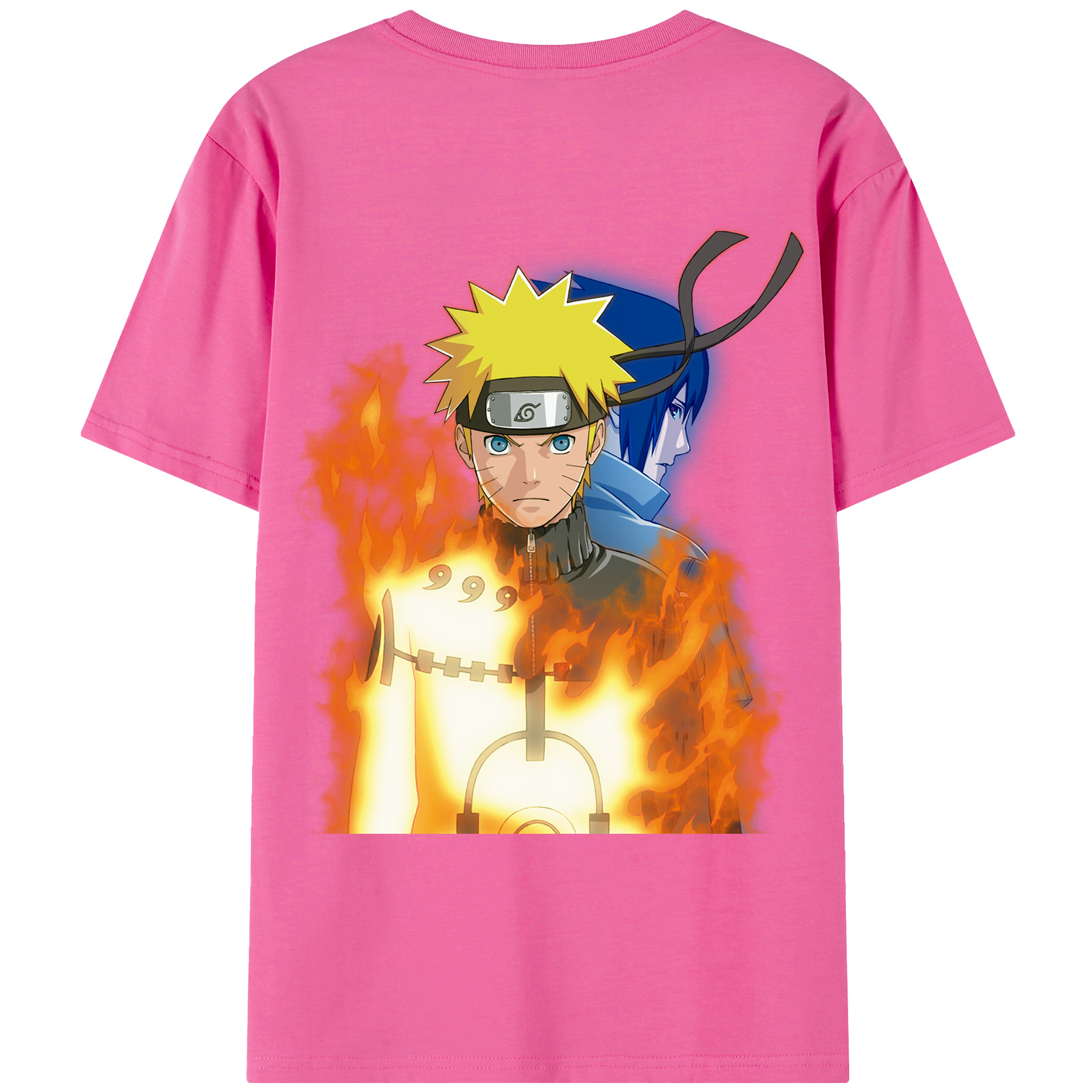 （画像用） NARUTO -ナルト- うずまき ナルト Uzumaki Naruto レディース半袖Tシャツ(バックプリント)
